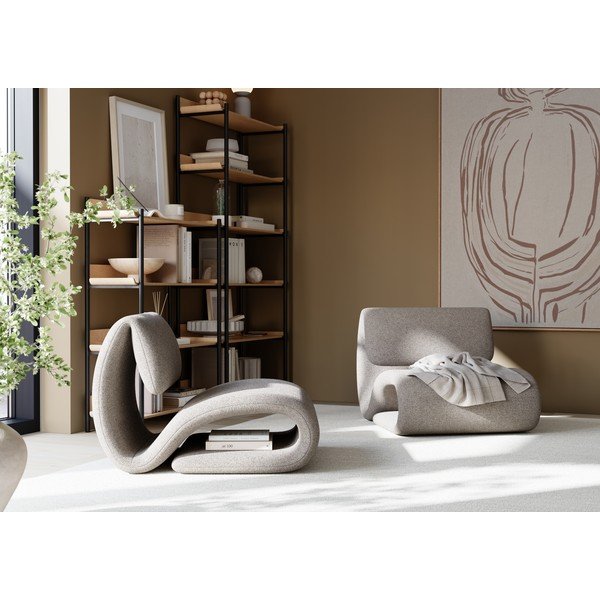 Béžové křeslo DAN-FORM Denmark Dubna-image-1