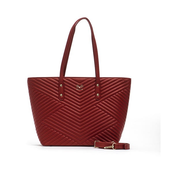Červená dámská kabelka 19V69 ITALIA Shopper