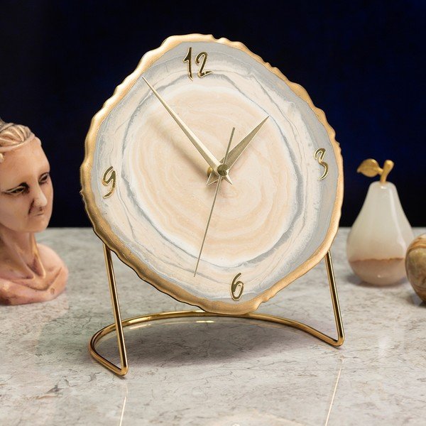 Stolní hodiny ø 18 cm Epoxy – Mioli Decor-image-1