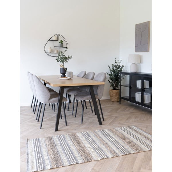 Černá patrová kovová police 60 cm Wrexham – House Nordic-image-4