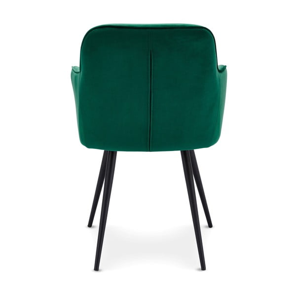Zelené sametové jídelní židle v sadě 2 ks Nadja – Furnhouse-image-2