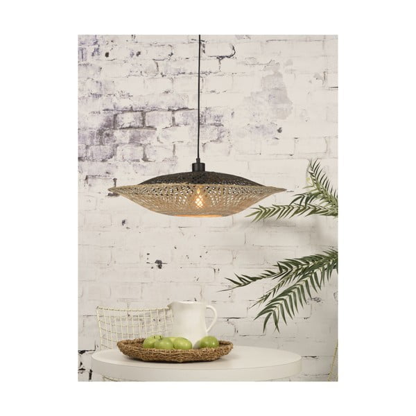 Závěsné bambusové svítidlo Good&Mojo Kalimantan, ⌀ 60 cm-image-3