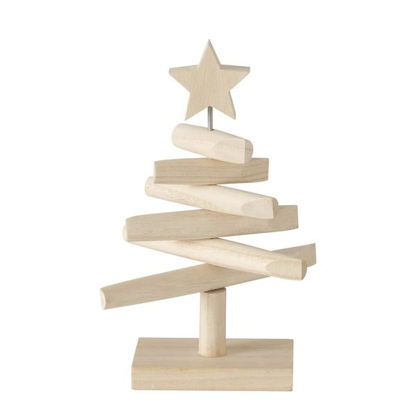 Dřevěný dekorativní vánoční stromeček Boltze Jobo, výška 26 cm