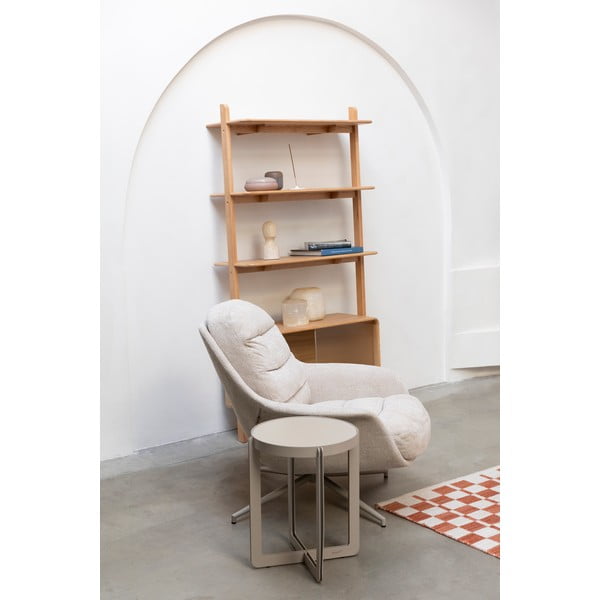 Béžové otočné relaxační křeslo Philly – Zuiver-image-1