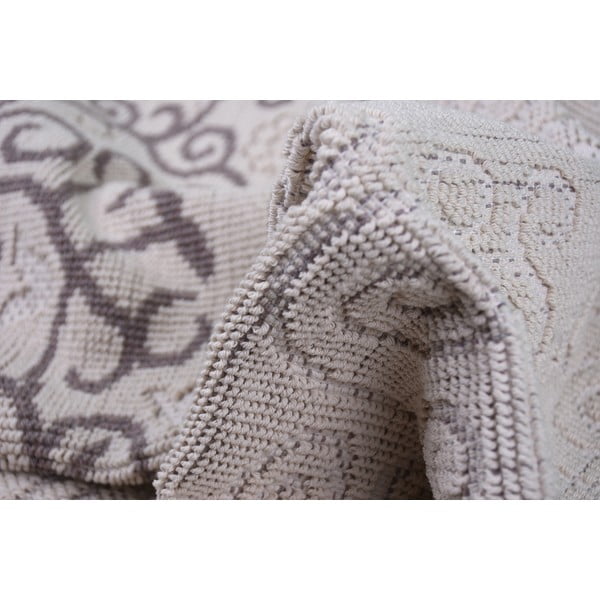 Šedobéžový bavlněný koberec Vitaus Orkide, 60 x 90 cm-image-3
