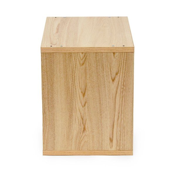 Regál na víno v dekoru buku v přírodní barvě na 9 lahví – Compactor-image-4