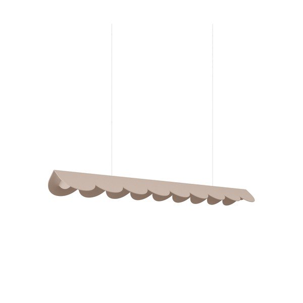 Taupe hliníkové LED závěsné svítidlo BISCUIT – Thoro