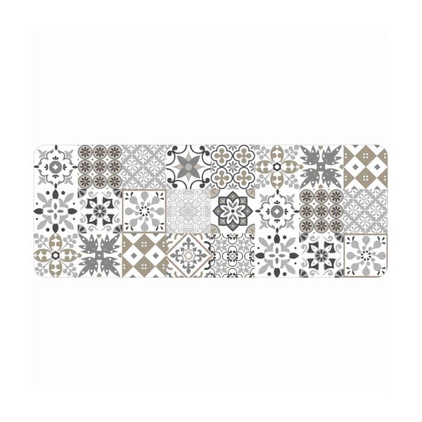 Bílý běhoun z PVC 45x120 cm Salou – douceur d'intérieur-image-2