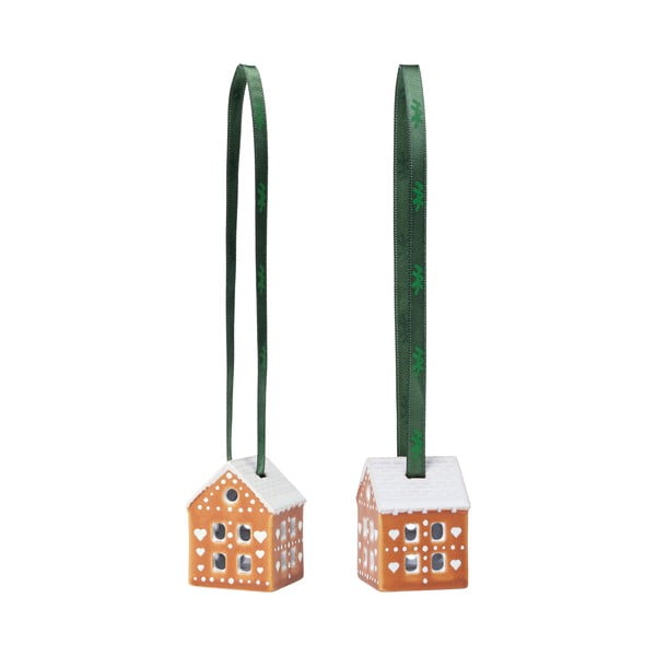 Keramické vánoční ozdoby v sadě 2 ks 5 cm Gingerbread – Kähler Design-image-2