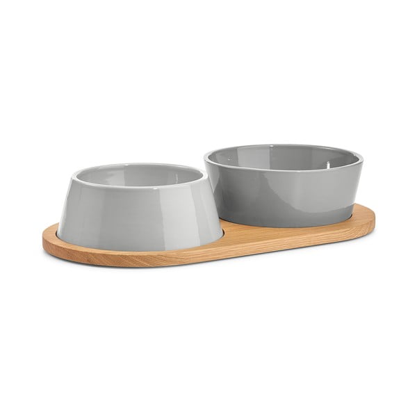 Porcelánové misky v sadě 2 ks ø 17 cm Doppio Concrete S/M – MiaCara-image-3