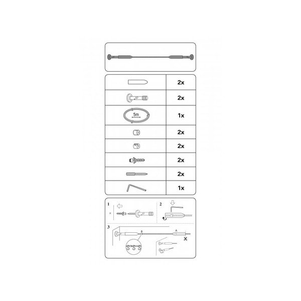 Napínací lanová souprava Race – Gardinia-image-2