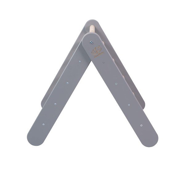 Šedý pikler trojúhelník z borovicového dřeva 60x60x60 cm Montessori – Meowbaby-image-4