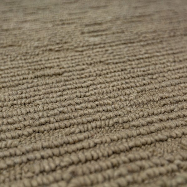 Khaki ručně tkaný vlněný koberec 160x230 cm Harris Boucle – Flair Rugs-image-2