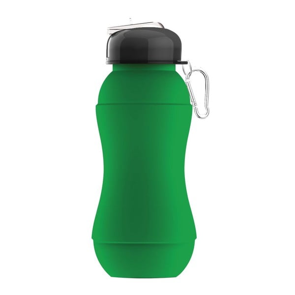 Revoluční sportovní lahev Sili-Squeeze, zelená, 700 ml