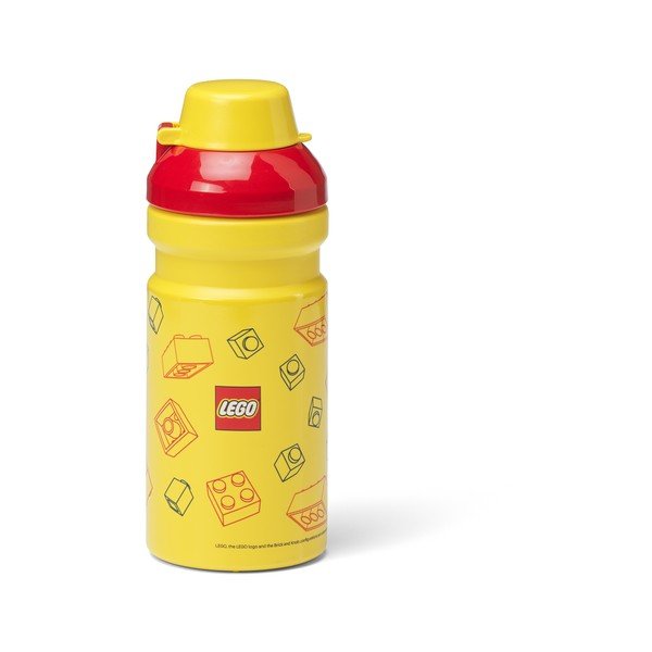 Žluté plastové dětské svačinové boxy v sadě 2 ks Brick – LEGO®-image-1
