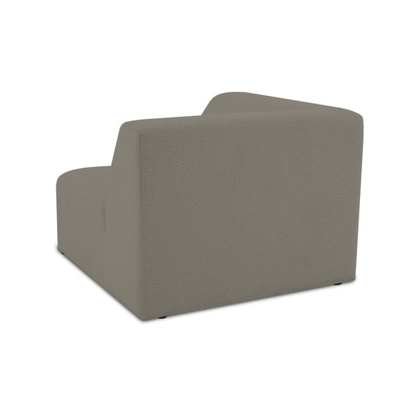 Světle hnědý modul pohovky z textilie bouclé (variabilní) Roxy – Scandic-image-2