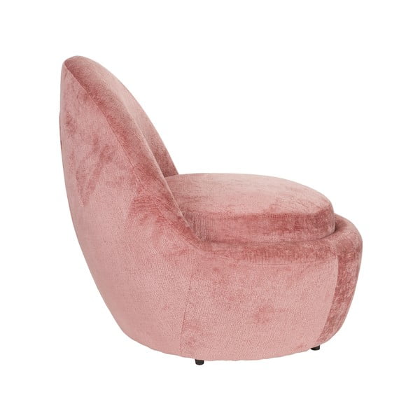 Růžové křeslo Nash – White Label-image-3