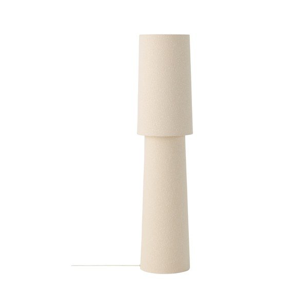 Krémová stojací lampa z materiálu bouclé (výška 119 cm) Philo – Ellos Home