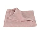 Růžová pletená dětská deka z bio bavlny 80x80 cm Lil Planet – Roba