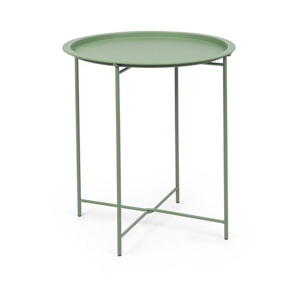 Ocelový kulatý zahradní stolek ø 46 cm Austin – Bizzotto