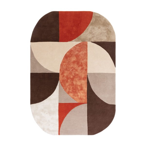 Vlněný koberec v cihlové barvě 160x230 cm Spice – Asiatic Carpets