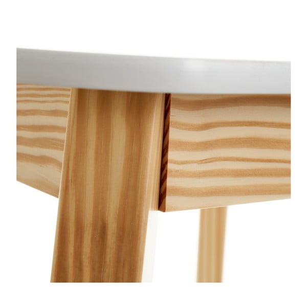 Dětský stolek s bílou deskou 55x55 cm – Casa Selección-image-3