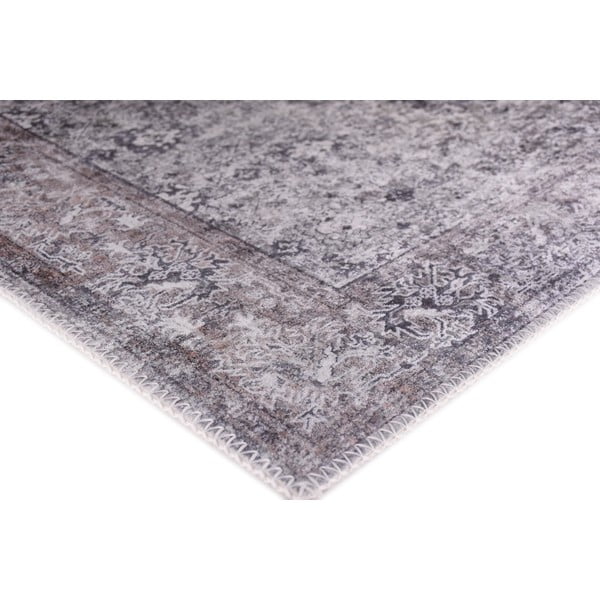 Šedý pratelný běhoun 80x200 cm Vintage Orient – Vitaus-image-2