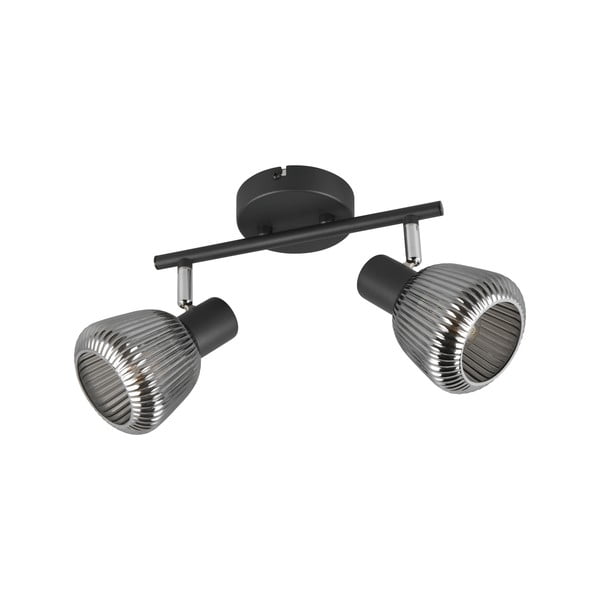 Černé bodové svítidlo ø 10 cm Tarifa – Trio