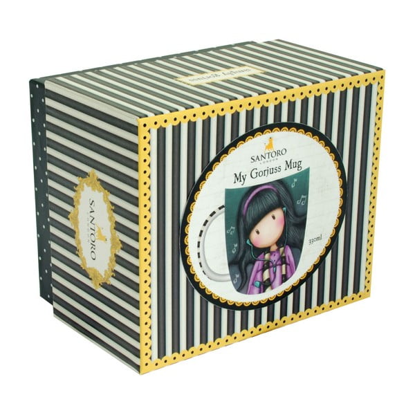 Hrnek z kostního porcelánu Santoro London Gorjuss Little Song, 330 ml-image-4