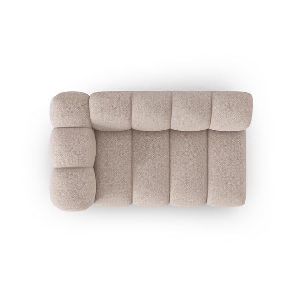 Béžový modul pohovky (levý roh) Lupine – Micadoni Home-image-3