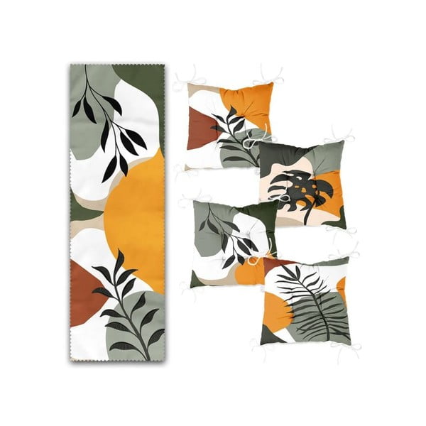 Set podsedáků a běhounu 5 ks Illustrated Autumn – Mila Home