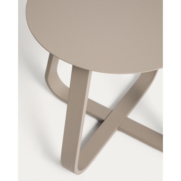 Kovový kulatý zahradní stolek ø 48 cm Tamaris – Kave Home-image-4