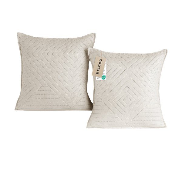 Povlaky na polštáře v sadě 2 ks z mikrovlákna 45x45 cm Softa – Restilo