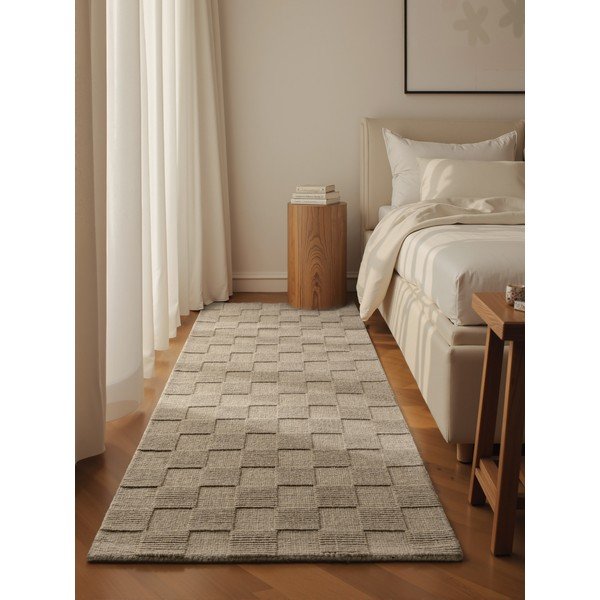 Béžový ručně tkaný vlněný běhoun 80x200 cm Scala – Villeroy&Boch-image-1