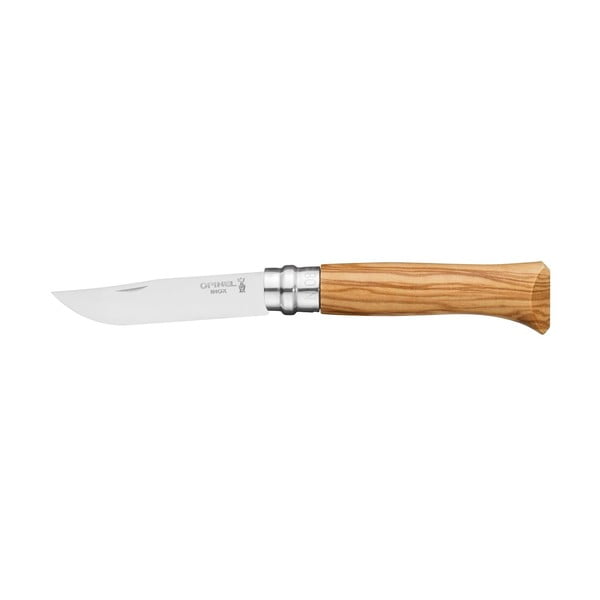 Zavírací nůž s rukojetí z olivového dřeva Opinel N°08