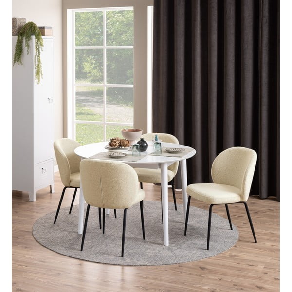 Béžové jídelní židle v sadě 2 ks Patricia - Actona-image-1