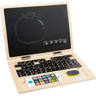 Dřevěný dětský laptop s magnetickou plochou Legler