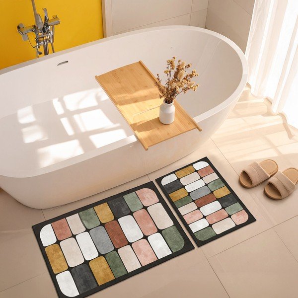 Koupelnové předložky v sadě 2 ks 60x100 cm – Foutastic-image-2