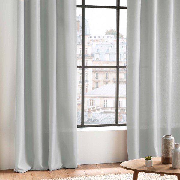 Světle šedý závěs 140x260 cm Essentiel – douceur d'intérieur-image-1