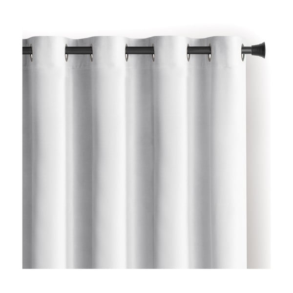 Bílý sametový dimout závěs 140x270 cm Eyelets – Restilo