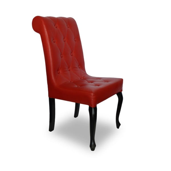 Červená  jídelní židle Massive Home Katie
