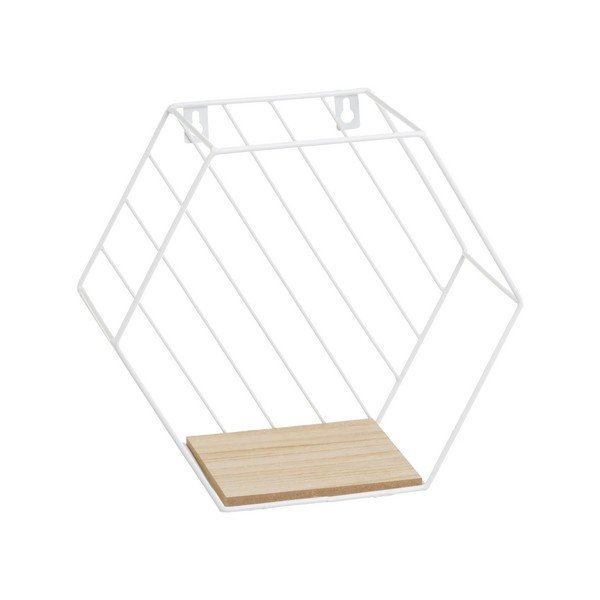 Bílé/v přírodní barvě police v sadě 3 ks 31 cm – Casa Selección-image-4