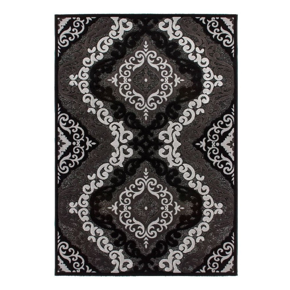 Koberec Ankara Black, 80x150 cm