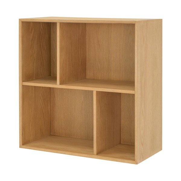 Modulární policový systém v dekoru dubu v přírodní barvě 70x70 cm Z  – Tenzo-image-2