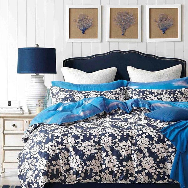 Bavlněné povlečení na dvoulůžko DecoKing Diamond Achillea, 200 x 220 cm-image-1