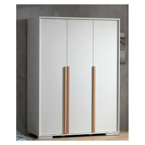 Bílá dětská šatní skříň 146x195 cm London – Vipack-image-1