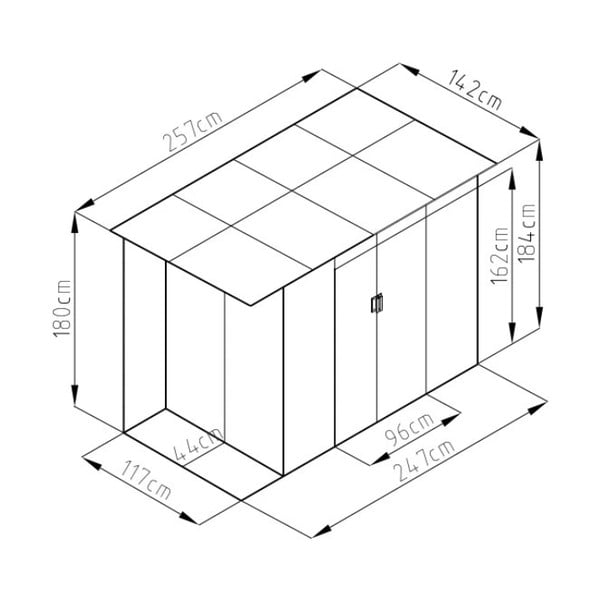 Zahradní domek Chester A – Rojaplast-image-3