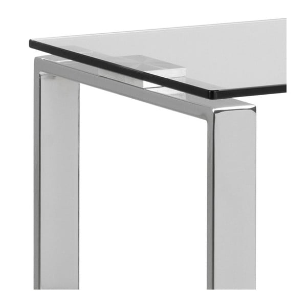 Konzolový stolek ve stříbrné barvě 110x40 cm Katrine - Actona-image-4