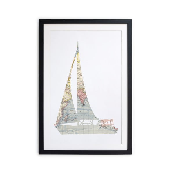 Obraz v rámu Little Nice Things Sail, 60 x 40 cm