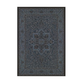 Černo-šedý venkovní koberec NORTHRUGS Anjara, 140 x 200 cm